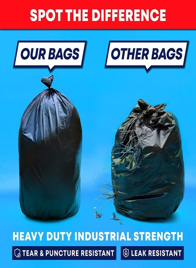 V4L Garbage Black Bag - Heavy Duty Trash Bags for Home, Office, and Outdoor Use Medium:19X21 Pack of 3 - Image 5